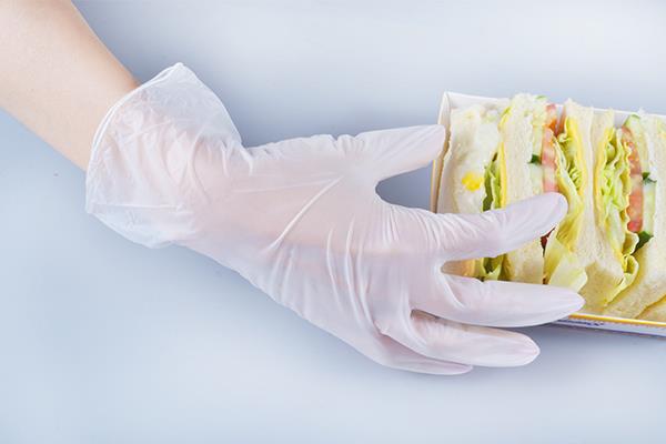 Disposable Vinyl Gloves Clear Color
