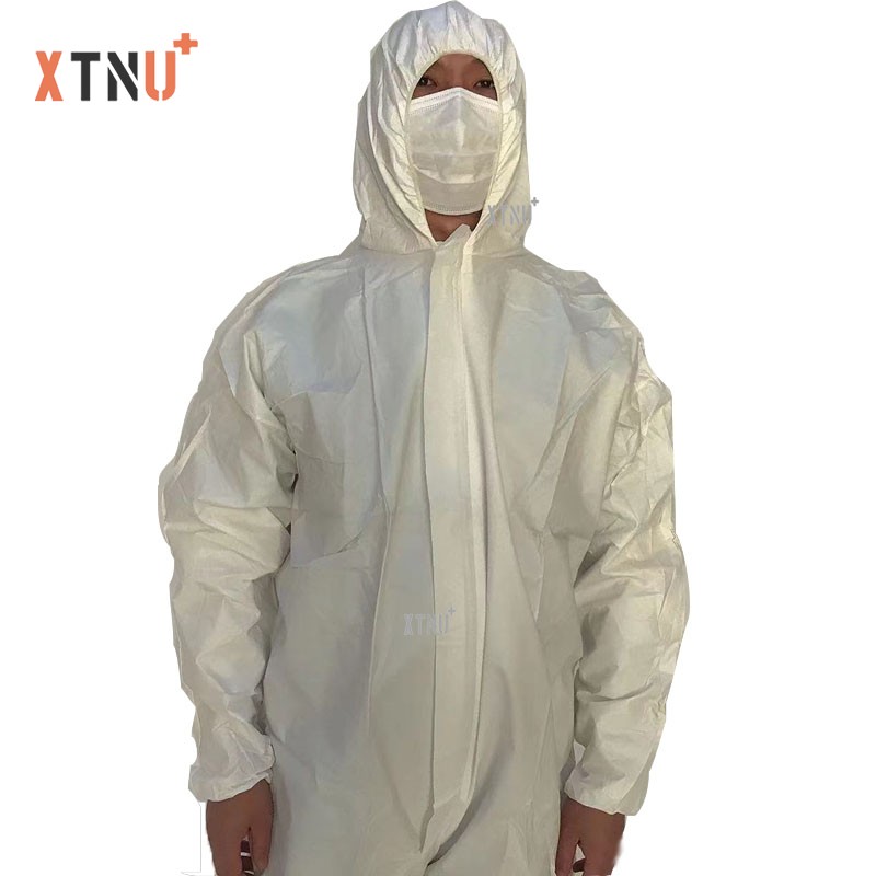 Blue Disposable PP SMS SMMS Non-Woven Coverall