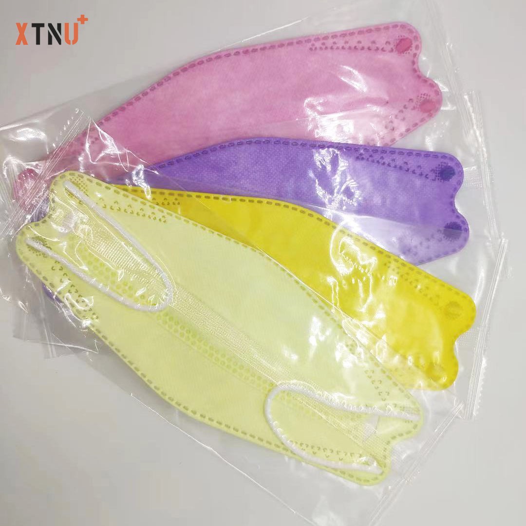 Factory Custom Salix Leaves Fish Shape Kf94 Female Kn95 Disposable Face Mask Bfe >95% With CE Factory Custom Salix Leaves Fish Shape Kf94 Female Kn95 Disposable Face Mask Bfe >95% With CE
