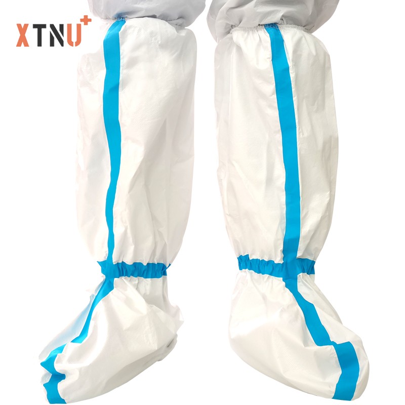 Disposable non-slip shoe cover Medical isolation shoe cover disposable PP medical hospital waterproof boot cover with tape