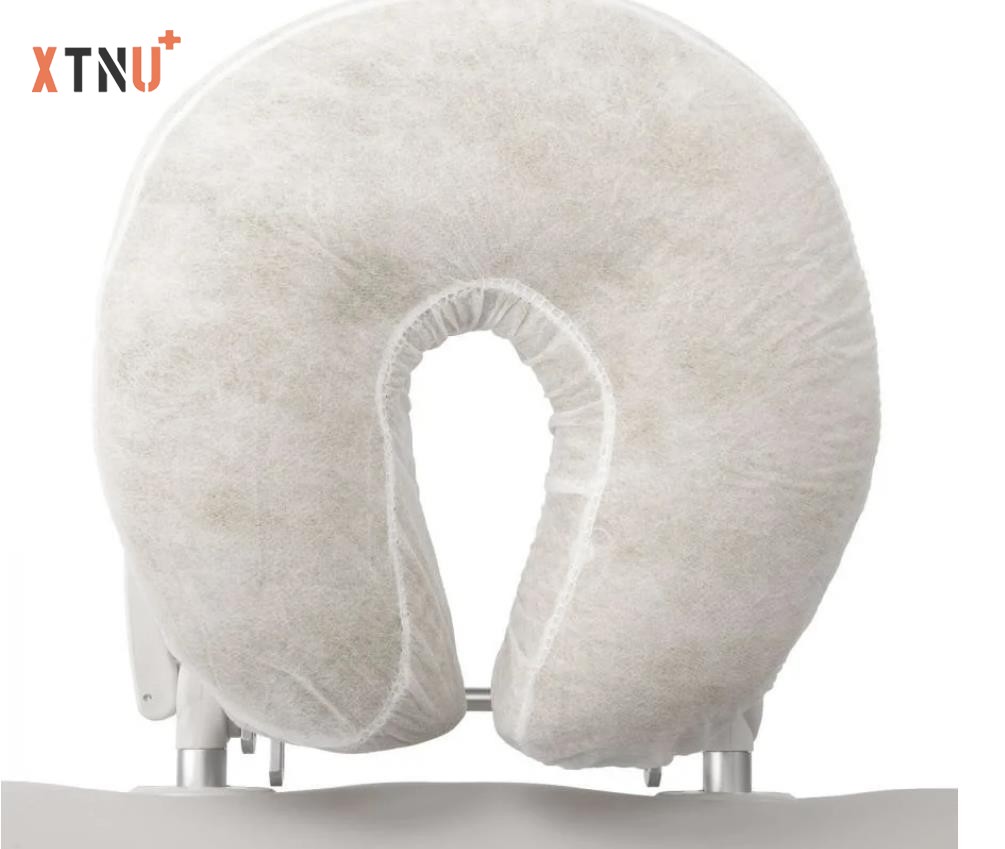 Disposable Non-Woven Face Rest Pillow Cover for Massage Couch Massage Face Cradle Cardle Cover with High Quality