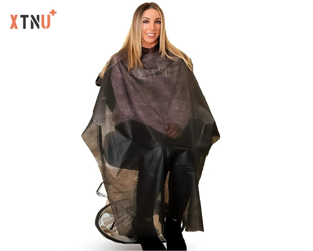 Disposable Professional Factory Waterproof Oversized Barber Cheap Capes Hair Cutting Capes for Beauty Salon